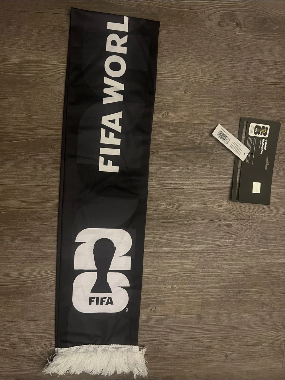 Black and White 2026 World Cup Scarf